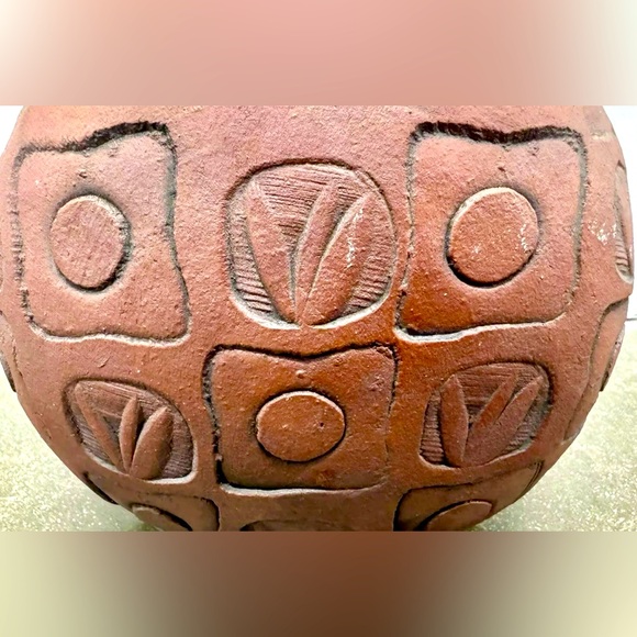 Vintage Southwestern Style S Swanson Ceramic Pottery Vase Jar Signed - Picture 7 of 7